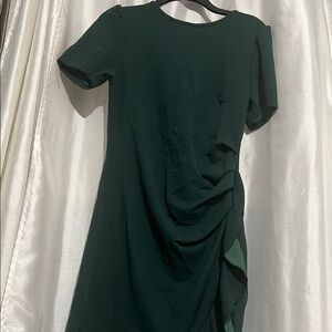 Elegant Dark Green Women's Dress